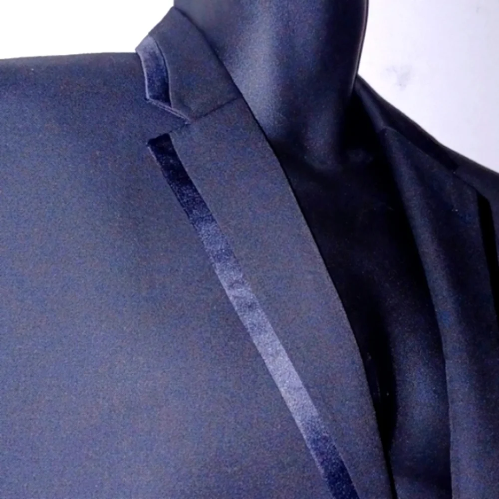 SEAN JOHN Black Tuxedo Blazer / Dinner Jacket, 44 Long